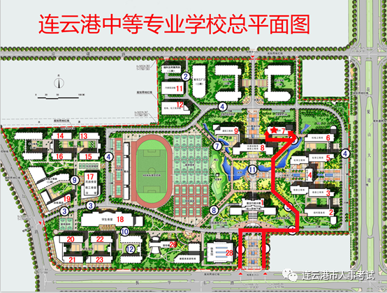 2021年江蘇連云港公務員考試面試考點分布圖及注意事項