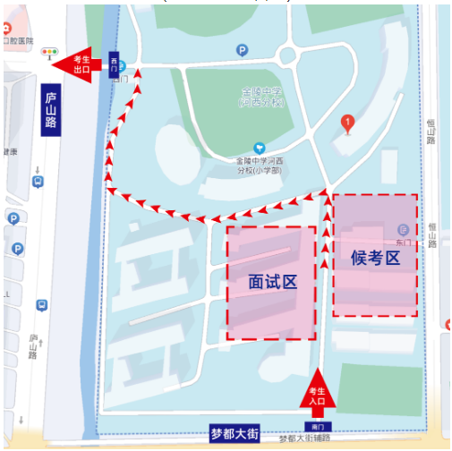 （考點進入示意圖）
