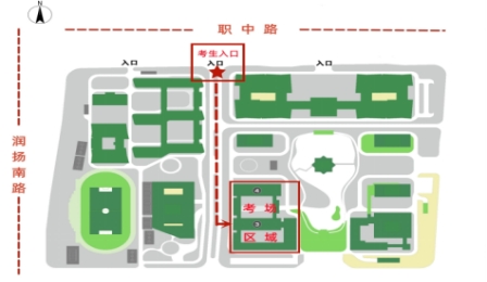 校內考場位置如下圖：
