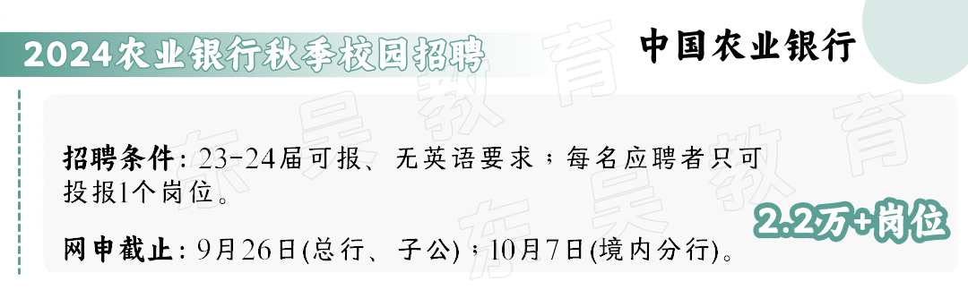 境內(nèi)37家分行，2.1萬+崗位！