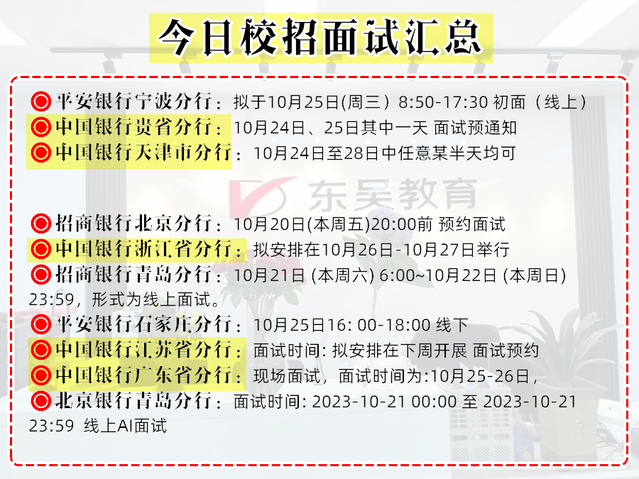 2024年銀行秋招面試常問問題有哪些？